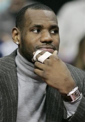 LeBron James pondering decision