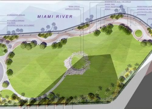 Miami Circle Park rendering