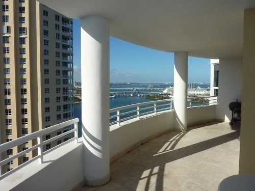 Two Tequesta Point 2905 terrace and view