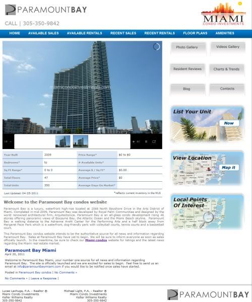Paramount Bay condos Paramount Bay condos