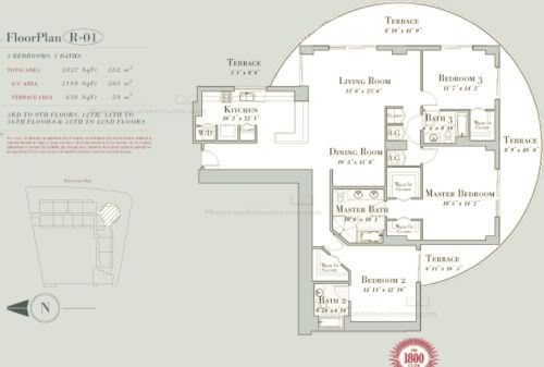 1800 Club 301 floor plan