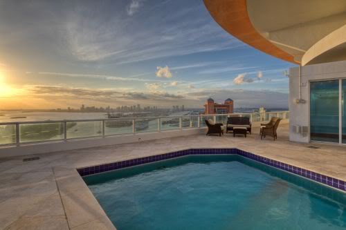 rooftop pool