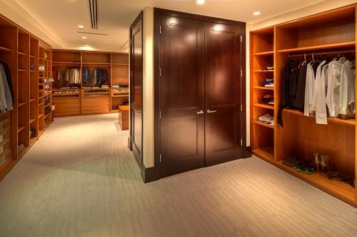 Master bedroom closet Master bedroom closet