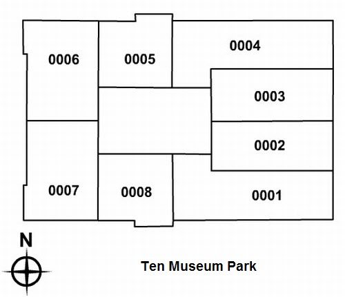 Ten Museum Park site plan Ten Museum Park site plan