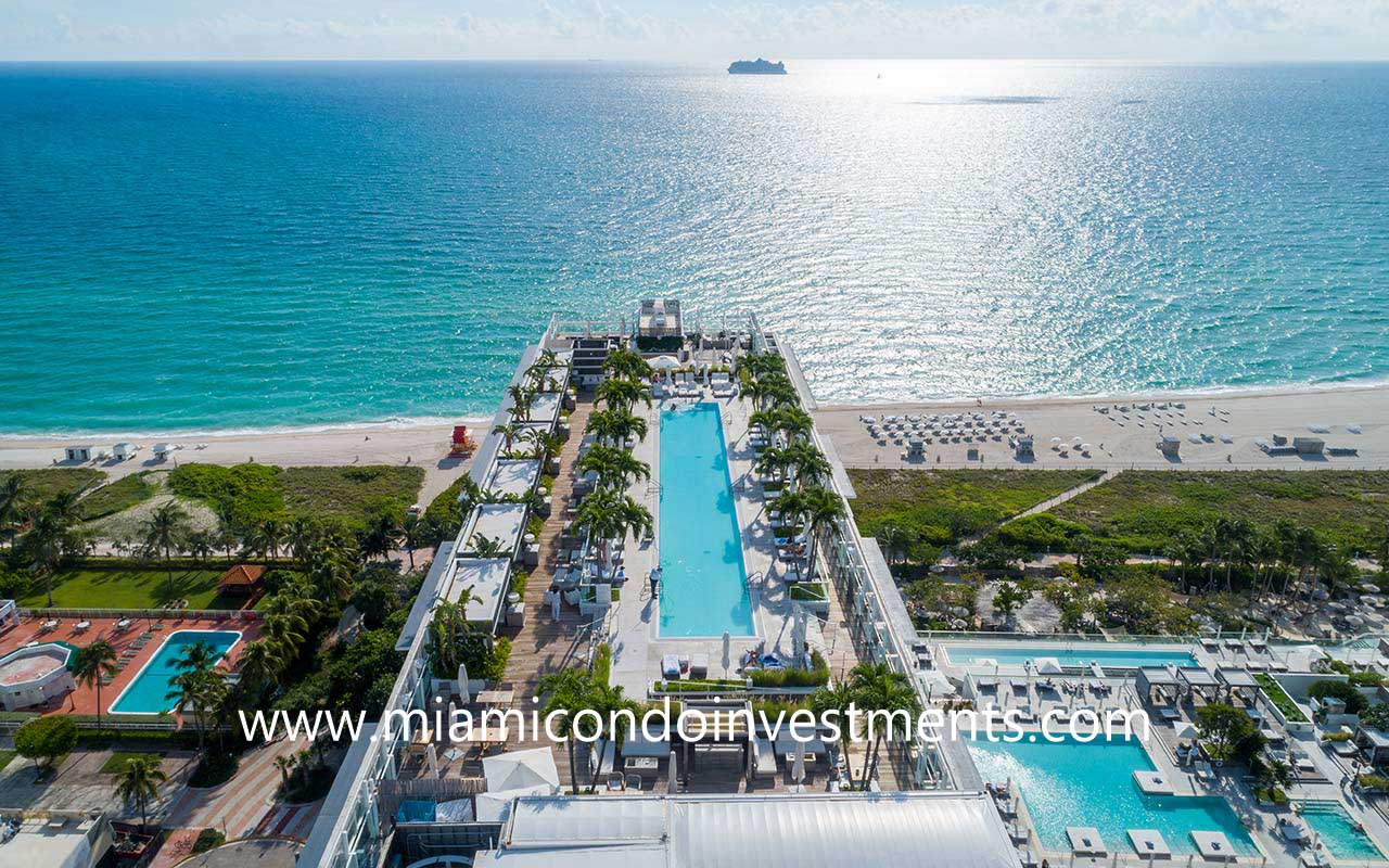 1 Hotel South Beach rooftop pool