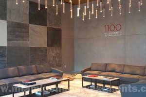 1100 Millecento condo lobby