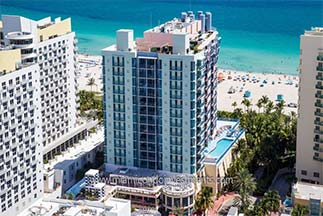 1500 Ocean Drive South Beach aerial