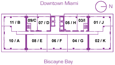 50 Biscayne site plan