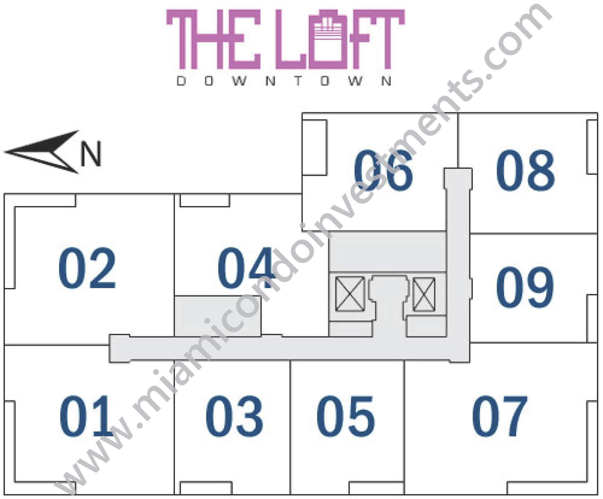 the-loft-downtown-site-plan