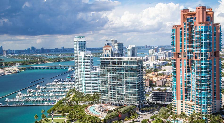 aerial photo of Apogee South Beach