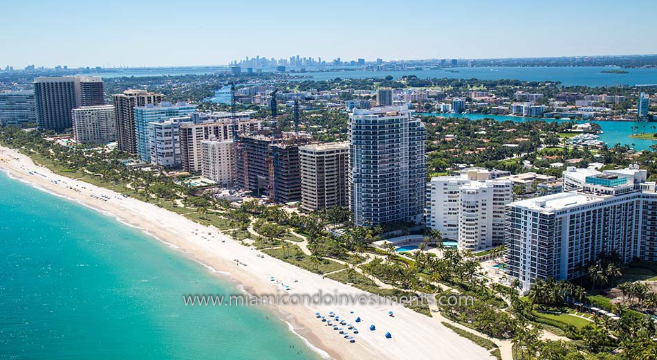 Bal Harbour skyline with Bellini condos