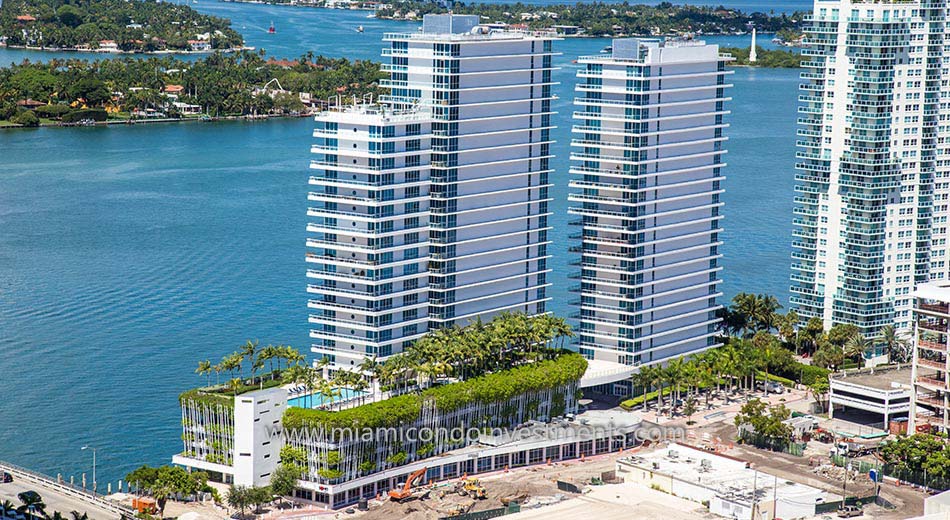 Bentley Bay south tower condos in South Beach