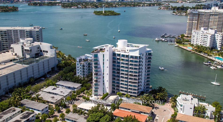 views from Capri South Beach condos