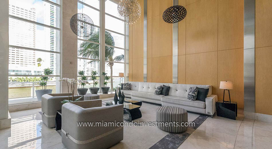 Carbonell Brickell Key lobby