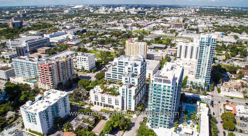 aerial photo of City 24 condos