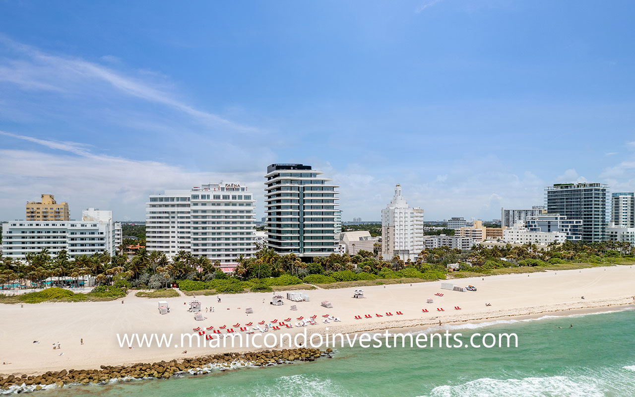 Faena House oceanfront condo building