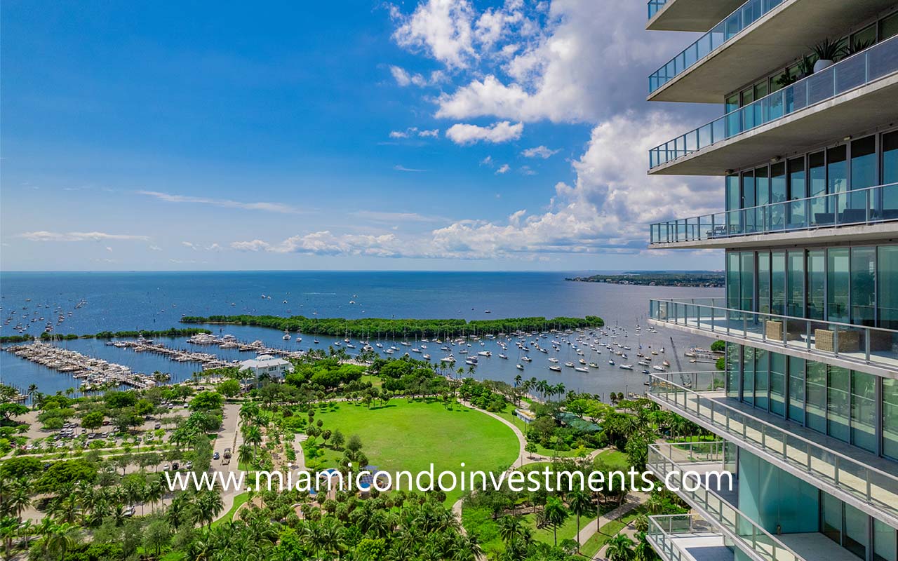 views from Grove at Grand Bay in Coconut Grove