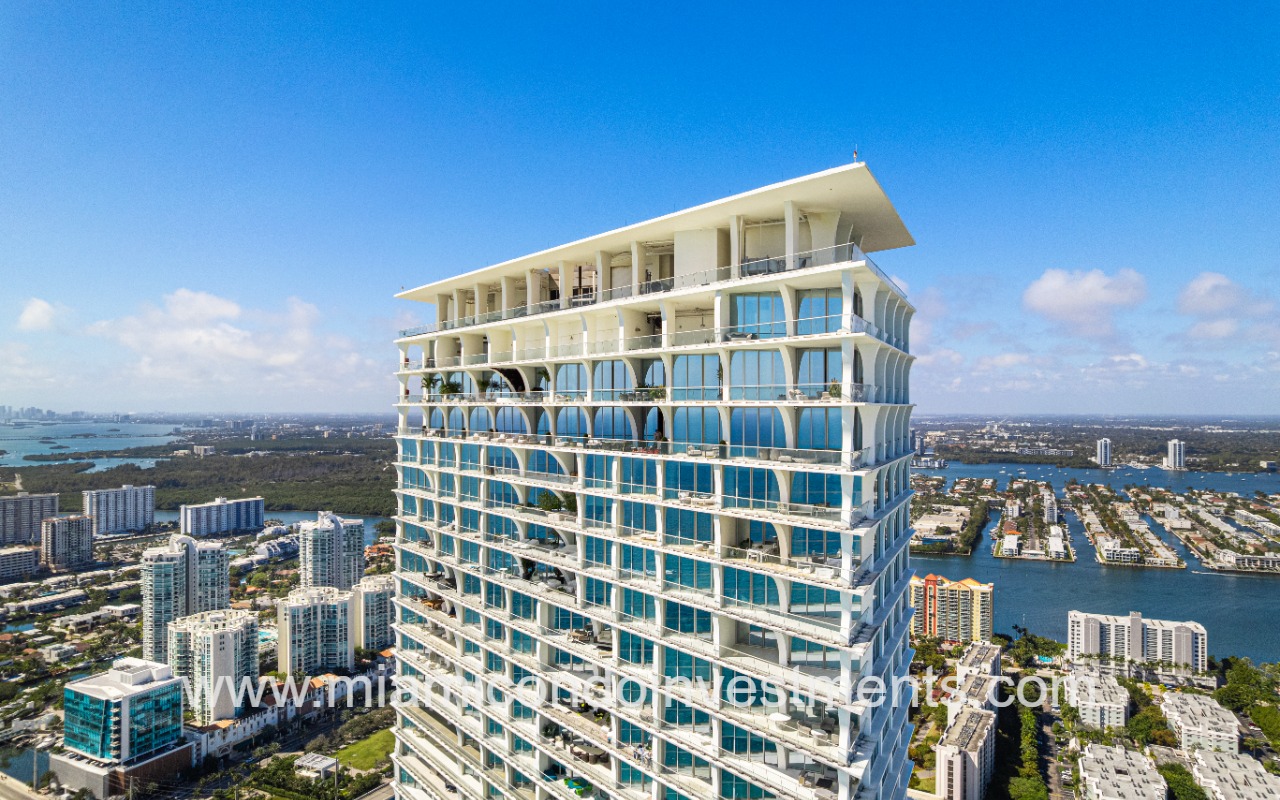 Jade Signature top angle of building architecture