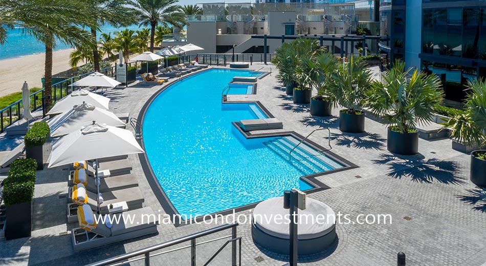 Porsche Tower Miami heated pool