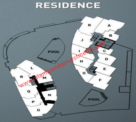 Quantum on the Bay tower site plan