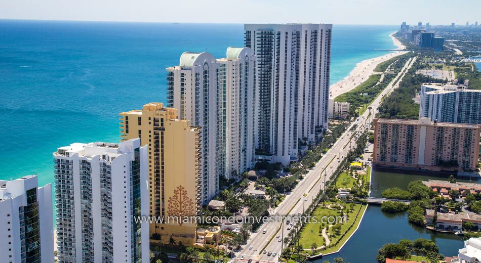 Sayan condos sunny isles beach water views