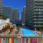 SLS Brickell condos pool deck and sls duck
