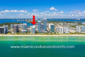 The Carillon Center Tower in Miami Beach, Florida