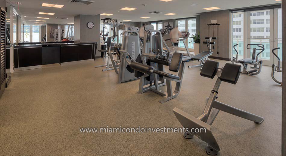 The Plaza on Brickell east tower gym