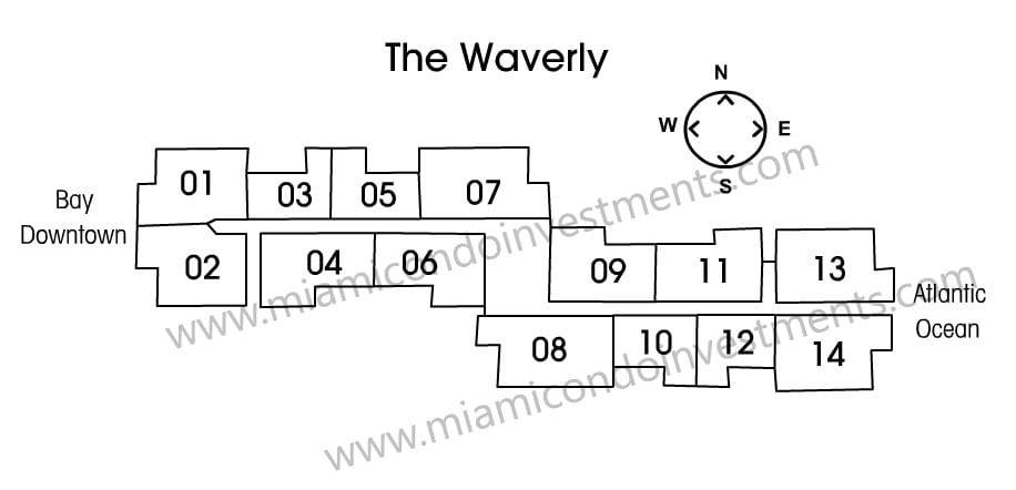 Waverly South Beach site plan