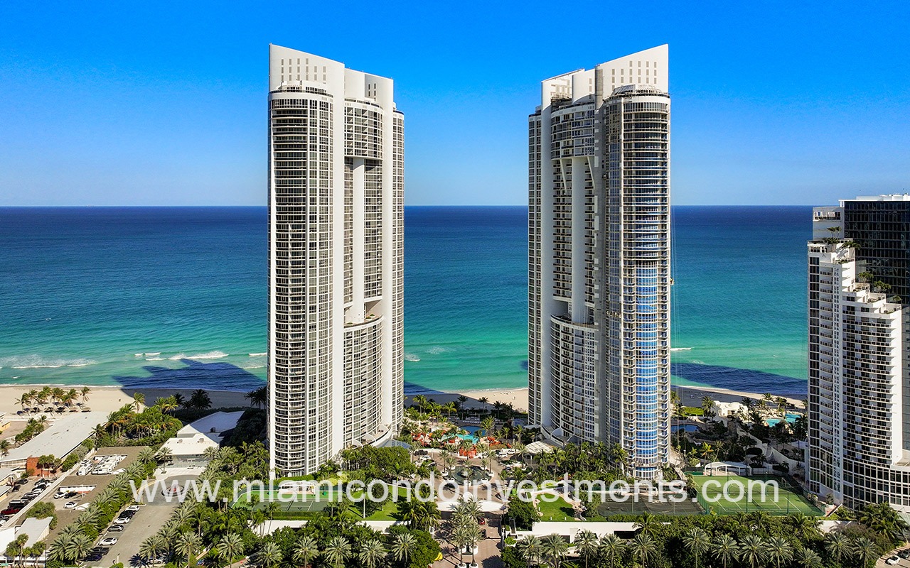 Trump Royale tower and buildings