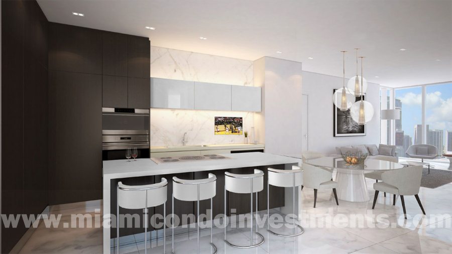 Kitchen for 3 Bedroom units