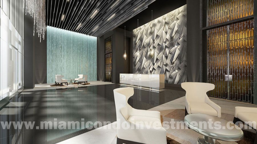 Paramount Miami Worldcenter lobby Paramount Miami Worldcenter lobby