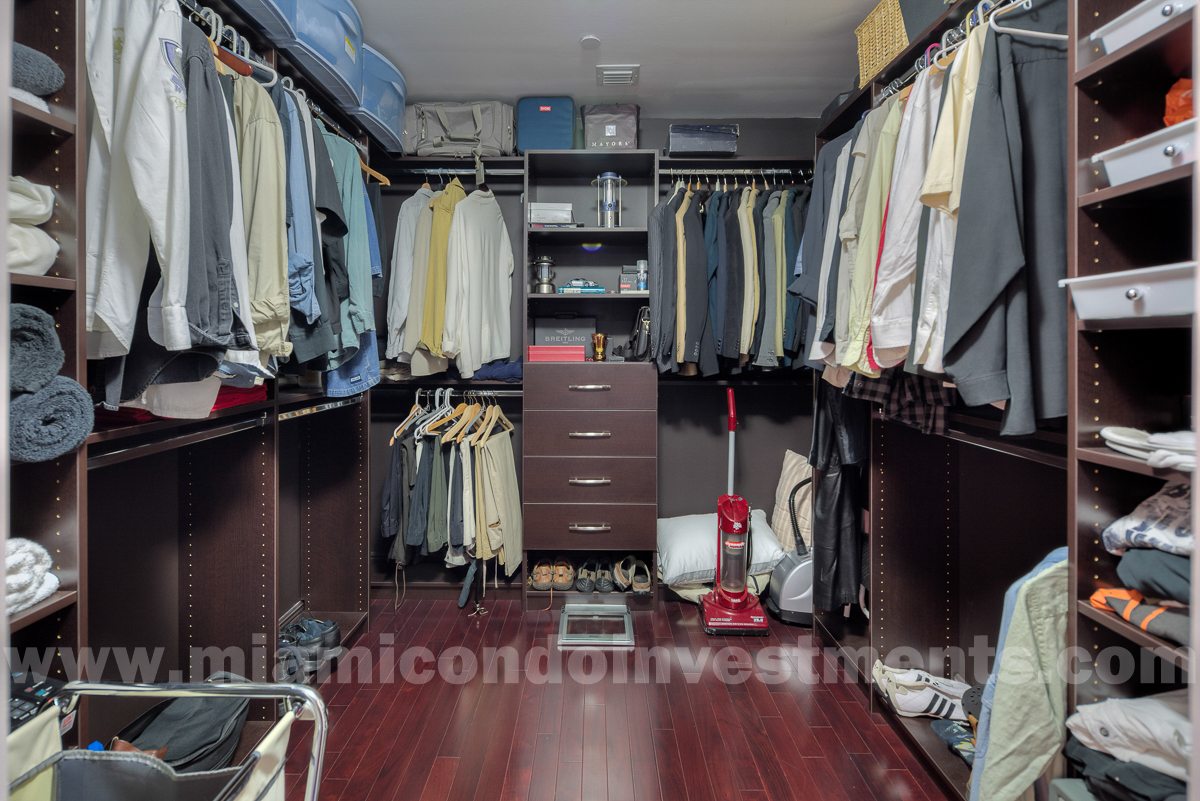 walk-in closet in master bedroom walk-in closet in master bedroom