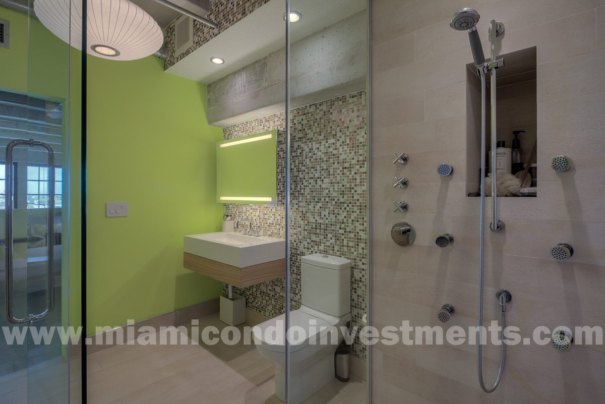 Master Bath - fully renovated & beautifully redesigned. Features steam shower with body jets and rainfall shower head.