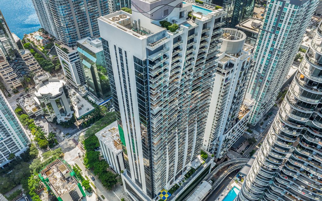 1010 Brickell drone photo