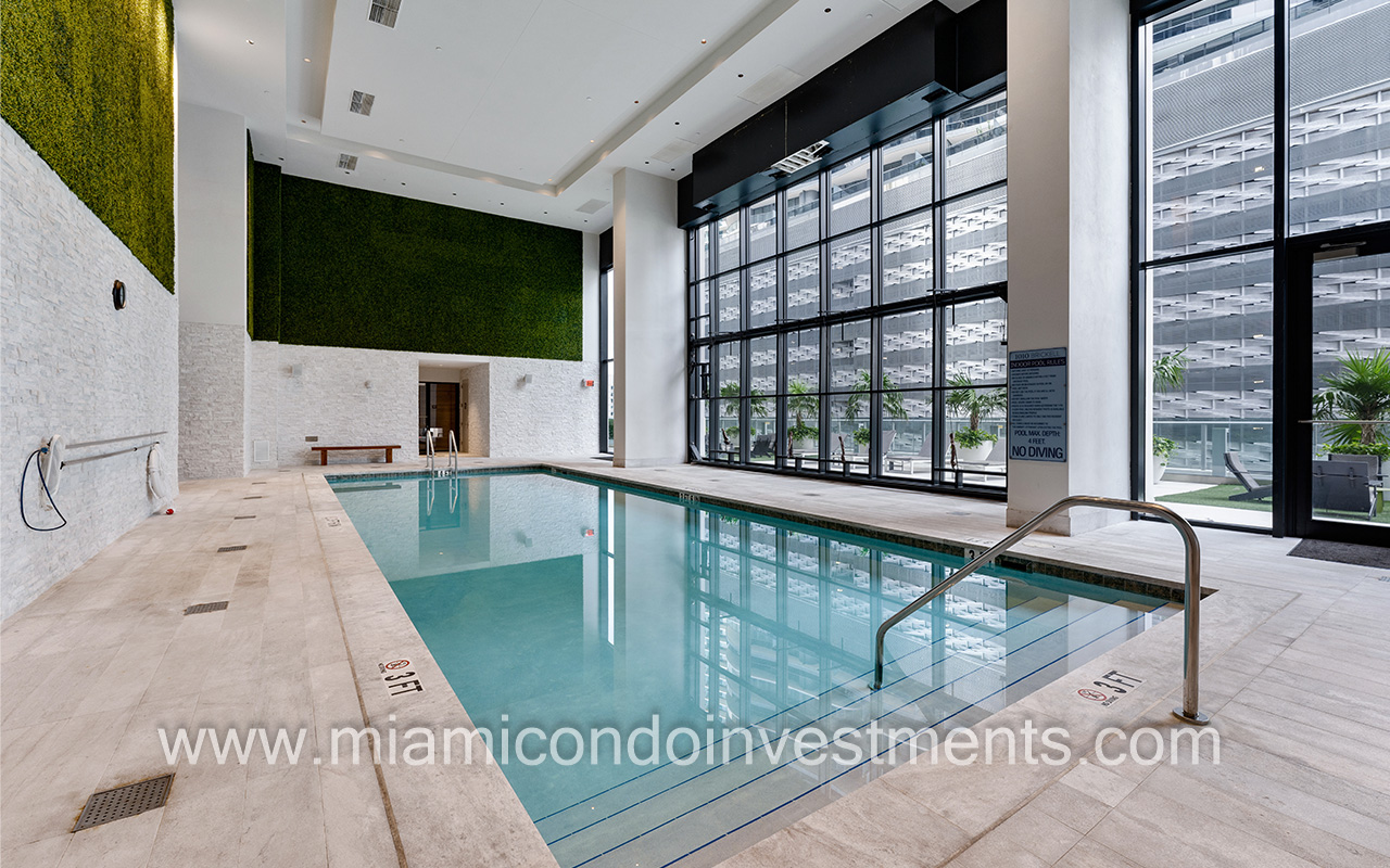 1010 Brickell indoor lap pool