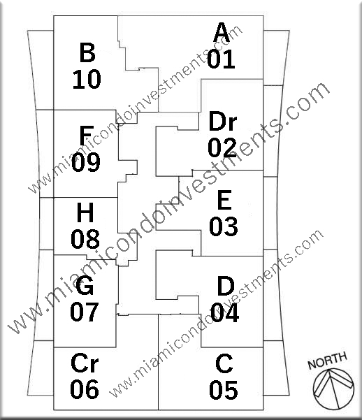1010 Brickell site plan