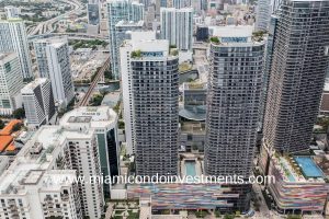 Brickell Heights East Drone View