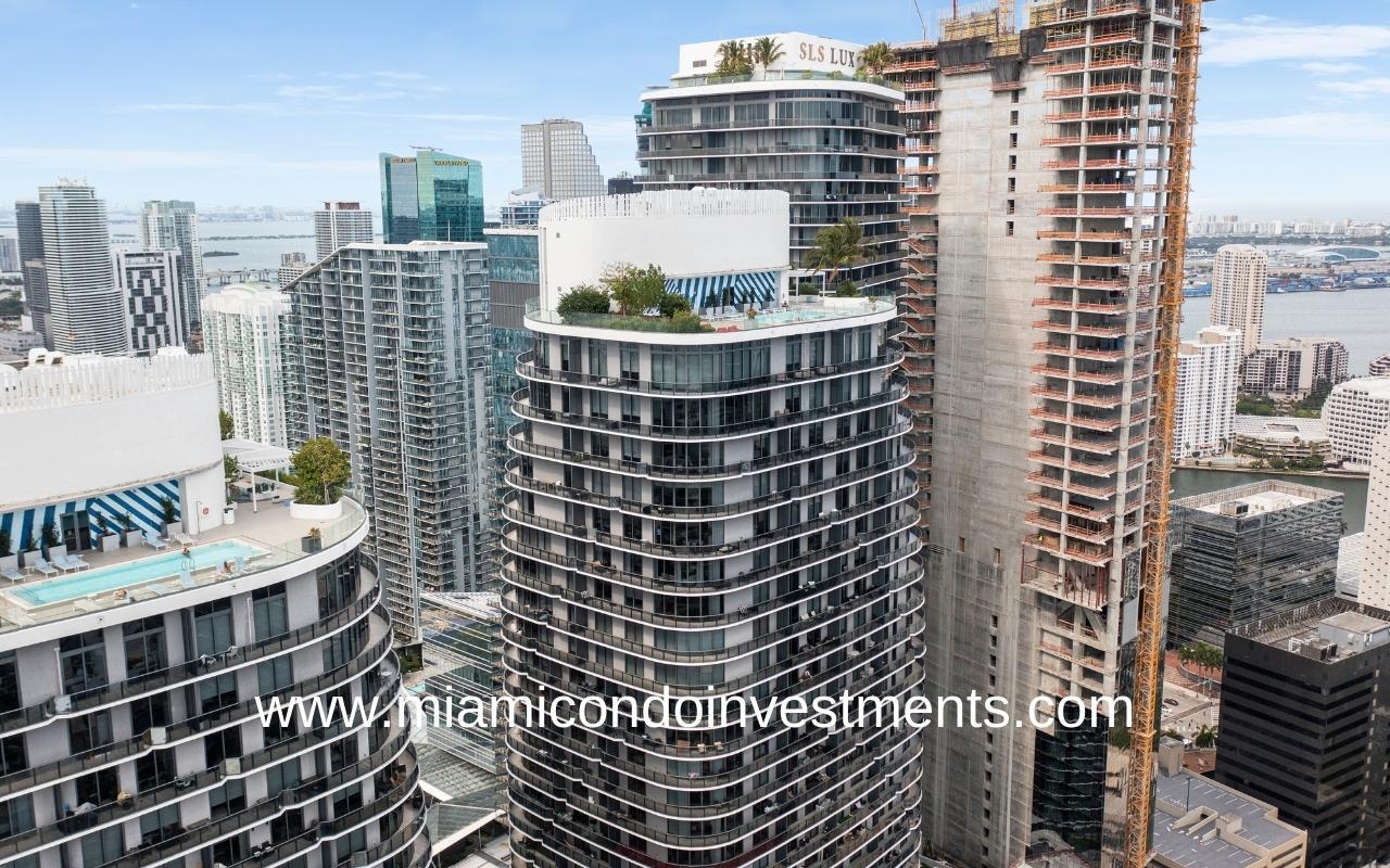 Brickell Heights West Rooftop and Aerial View