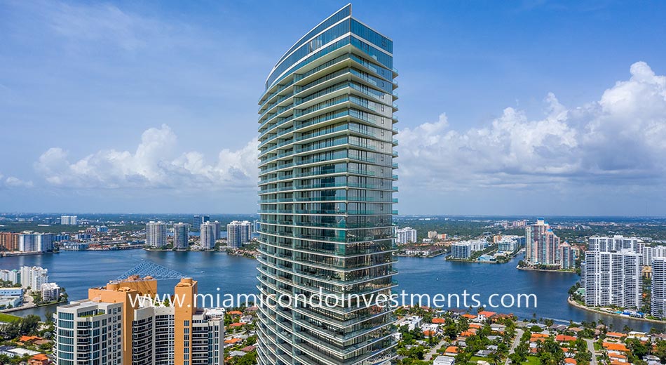 Armani Casa Residences drone photo