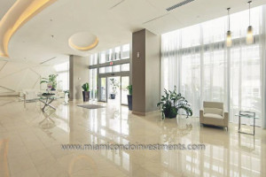 Axis on Brickell south tower lobby