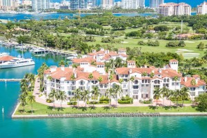 Bayside Village condos on Fisher Island