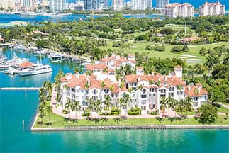 Bayside Village condos on Fisher Island