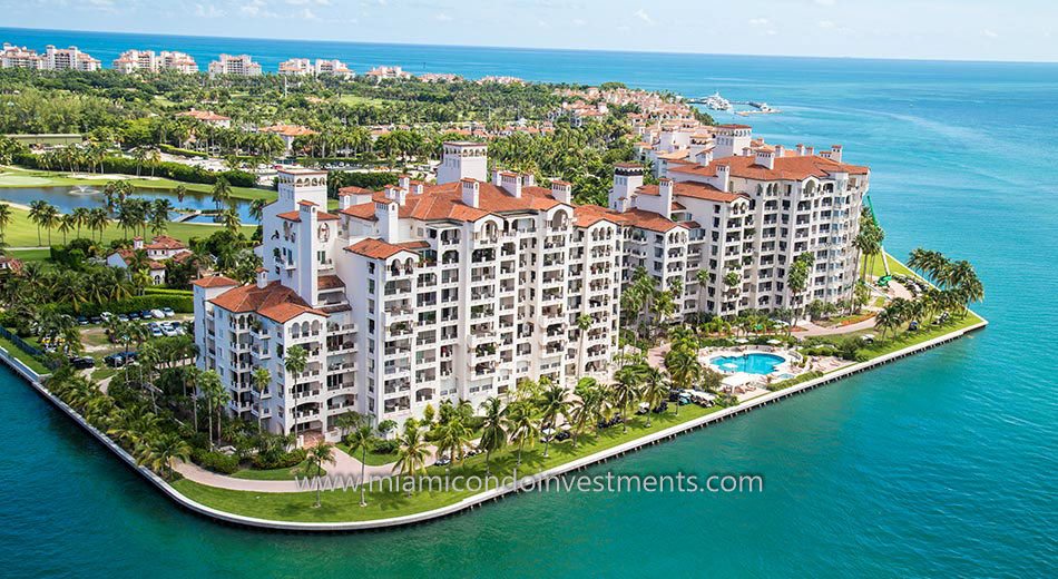 Bayview Fisher Island aerial photo