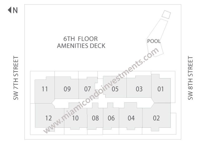 Brickell City Centre Rise site plan