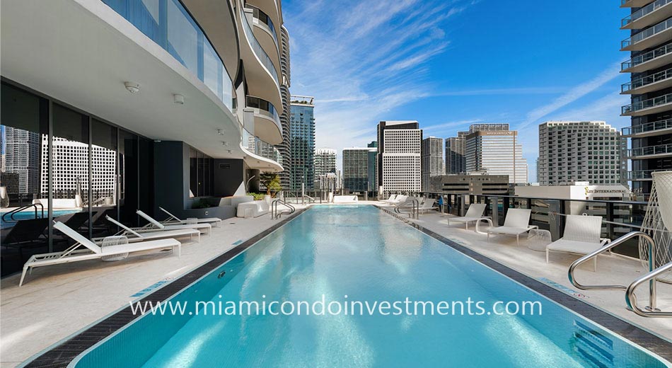 Brickell Flatiron lap pool