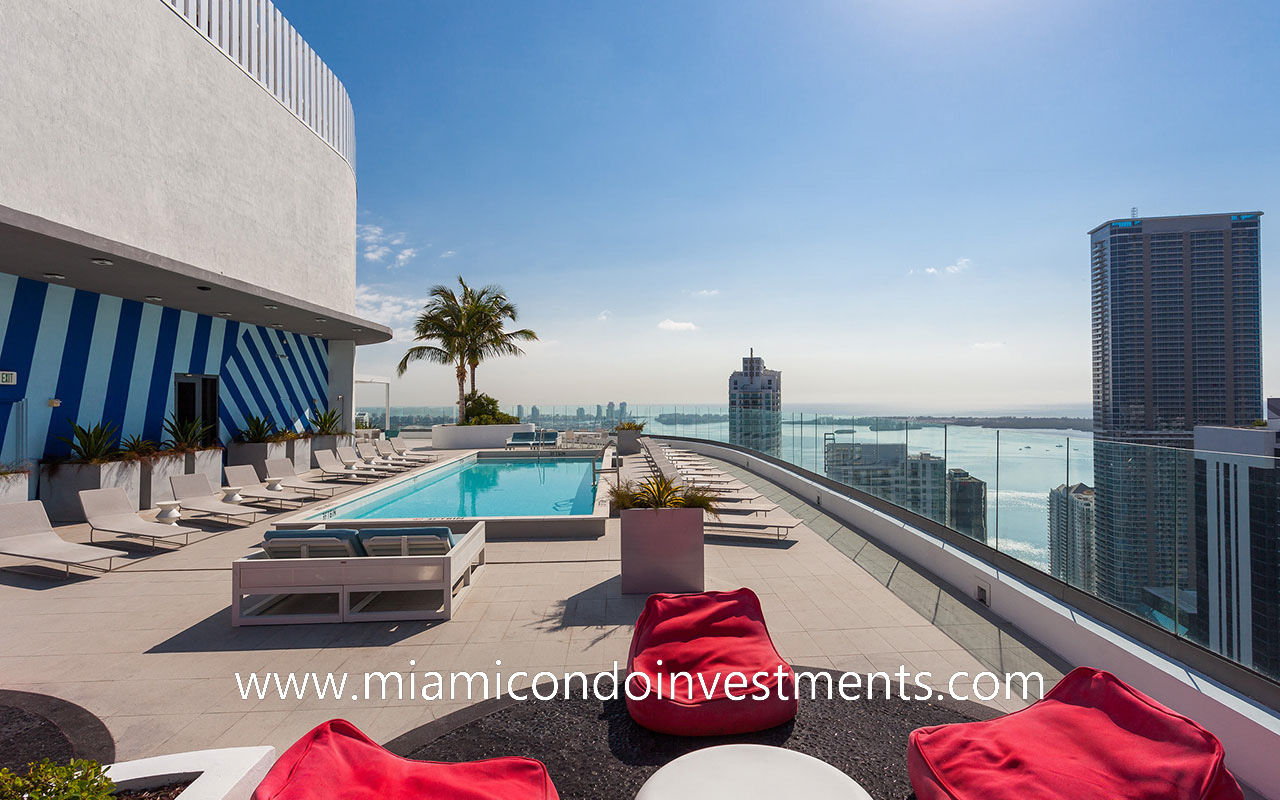 Brickell Heights East rooftop pool