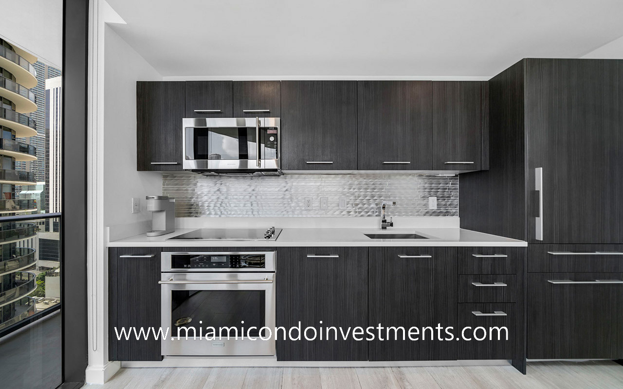 kitchen at Brickell Heights