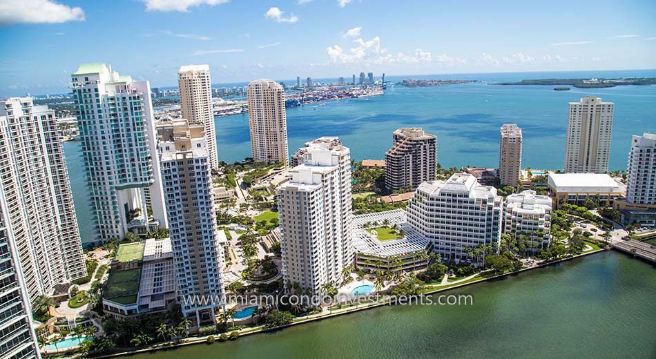 views from Brickell Key One