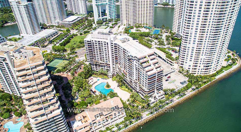 Brickell Key Two aerial photo